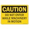 Signmission OSHA Caution, 10" Height, 14" Width, Rigid Plastic, OS-CS-P-1014-L-19140 OS-CS-P-1014-L-19140 - alternate 1
